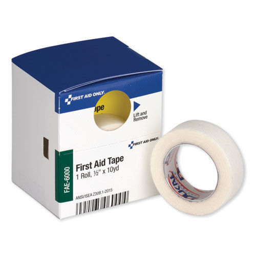First Aid Only FAE6000 0.5" x 10 yds Paper First Aid Tape – White New