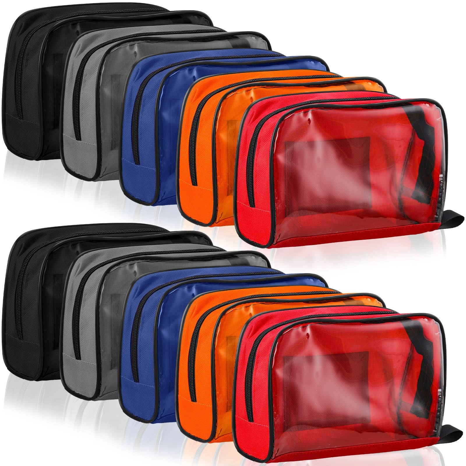 10 Pcs 5 Colors First Aid Kit Bag Empty Emergency Medical Kit Accessory Pouch…