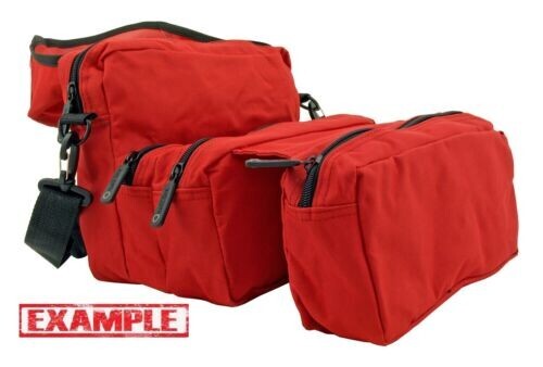 ELITE FIRST AID Corpsman M3 Medic Bag STOCKED Trauma Kit Military Survival RED