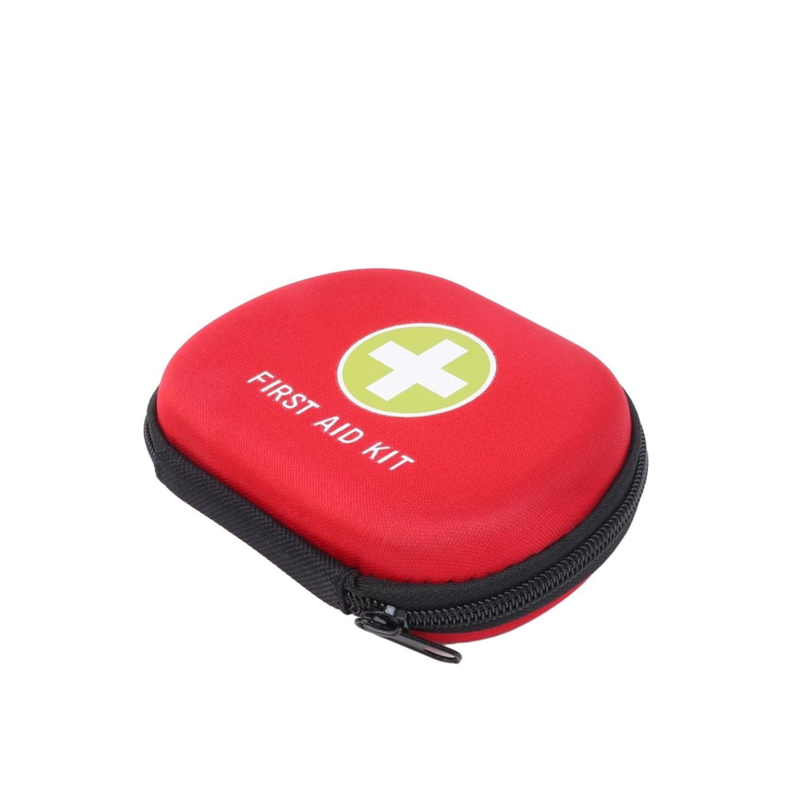 Jipemtra EVA Case Empty Medical Bag Mini 12.8×10.2×4.5cm/5x4x1.8inch, Red G