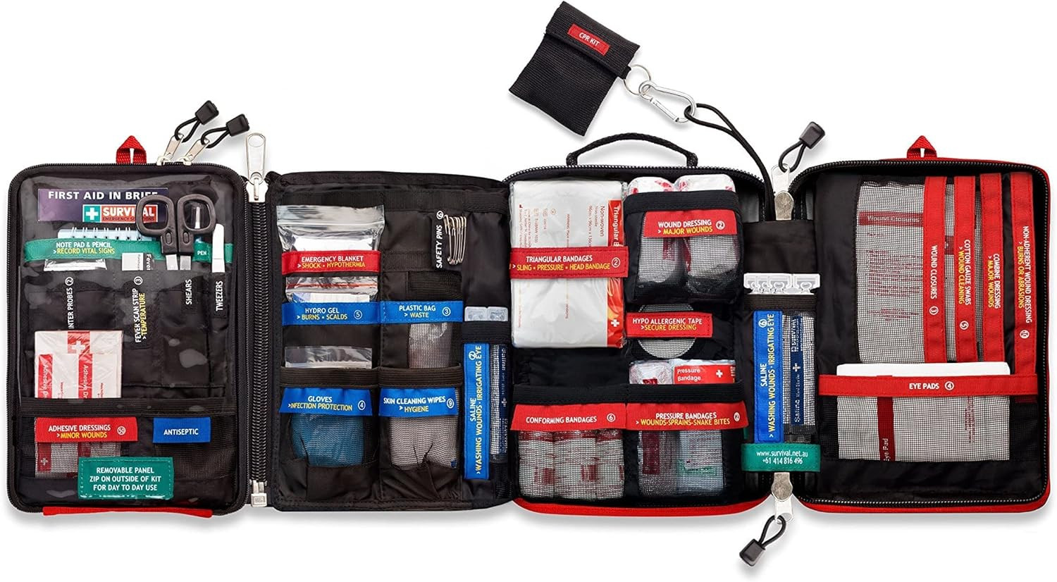 Workplace/Home First Aid Kit USA – Premium First Aid Kit for Home & Workplace Em