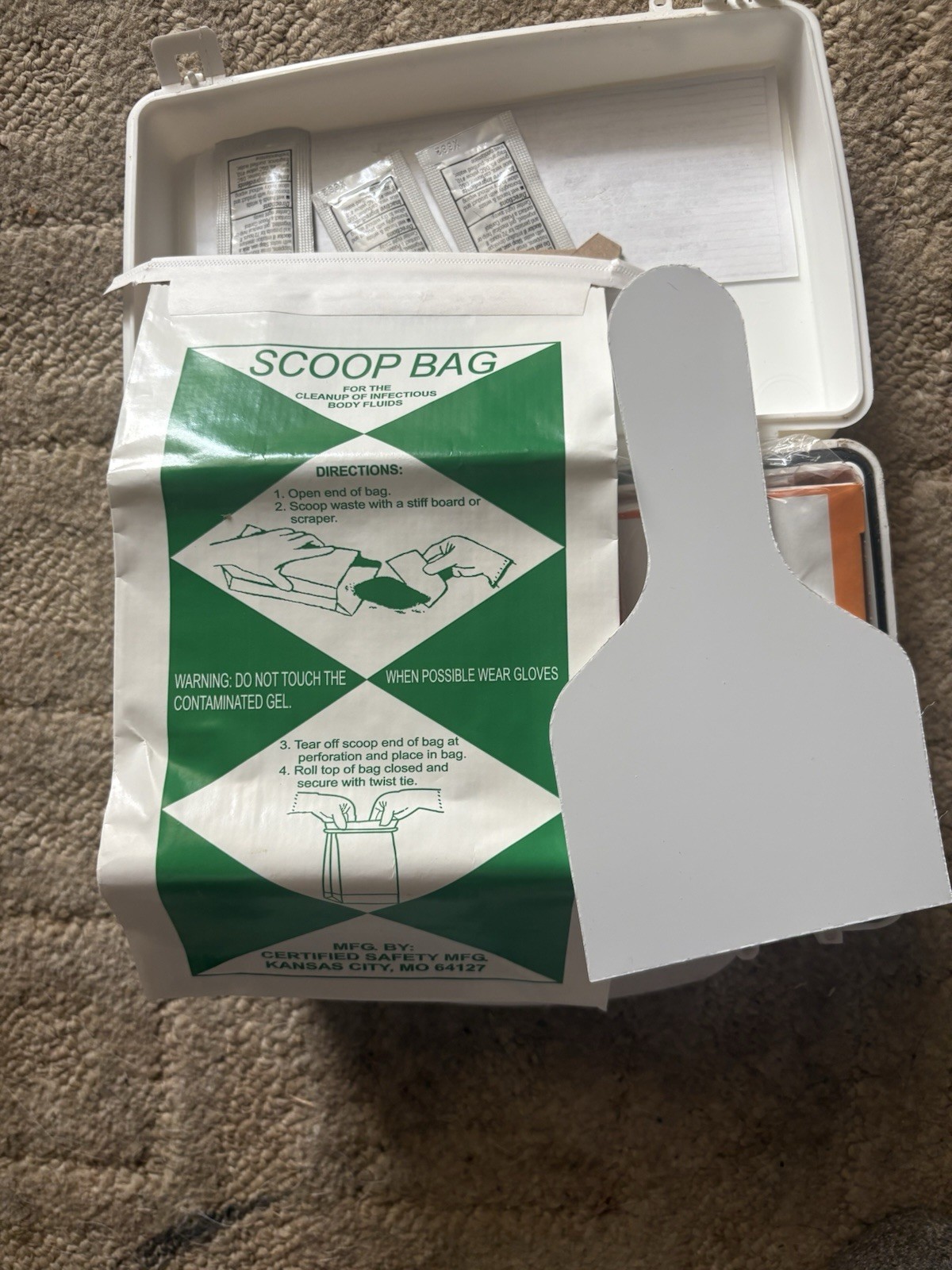 Bloodborne Pathogen Kit Certified Safety Mfg. USA Premium Kit $242.00 MSRP