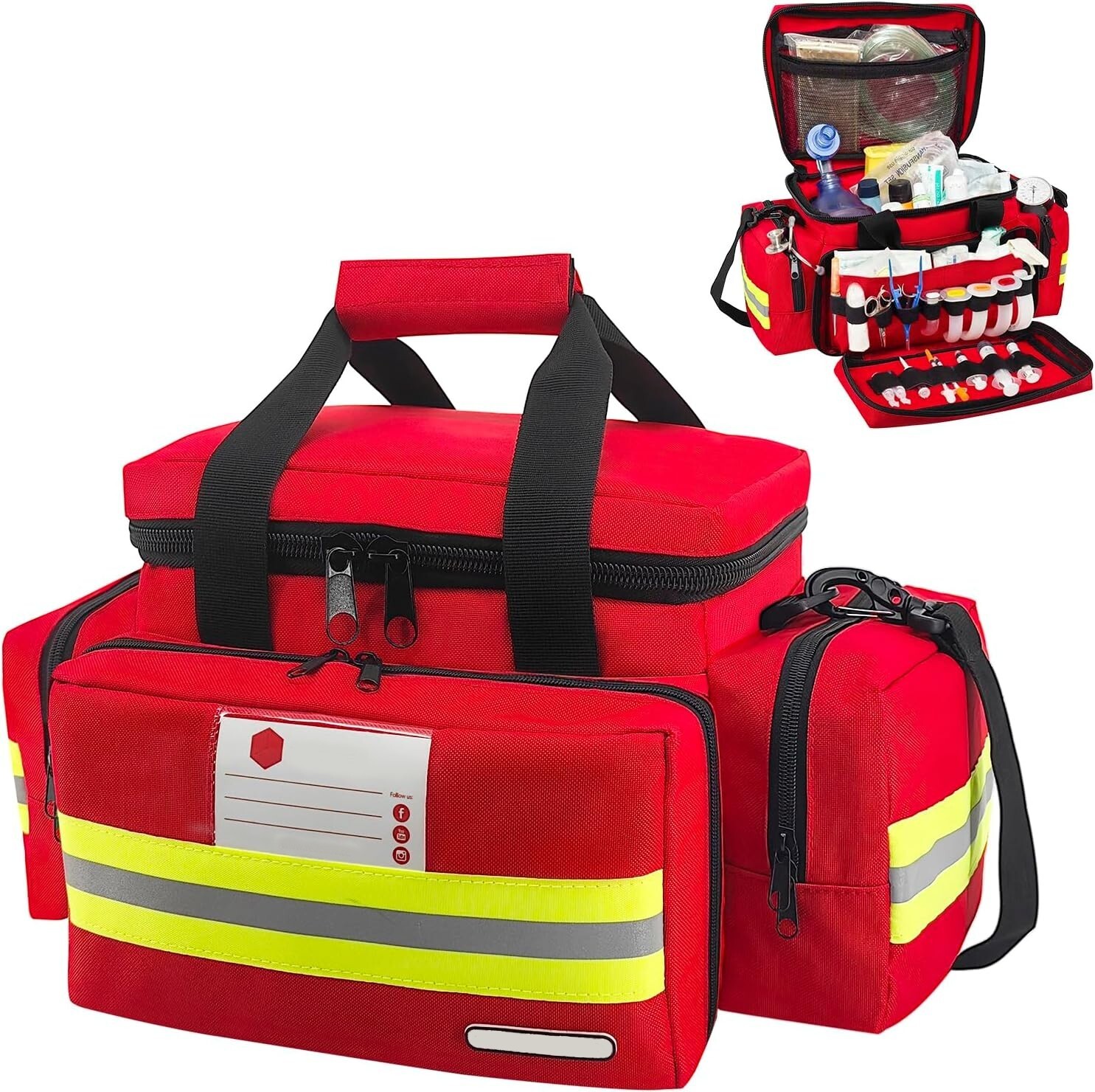 Emergency Bag – First Aid Bags Empty – First Responder Bag for Trauma
