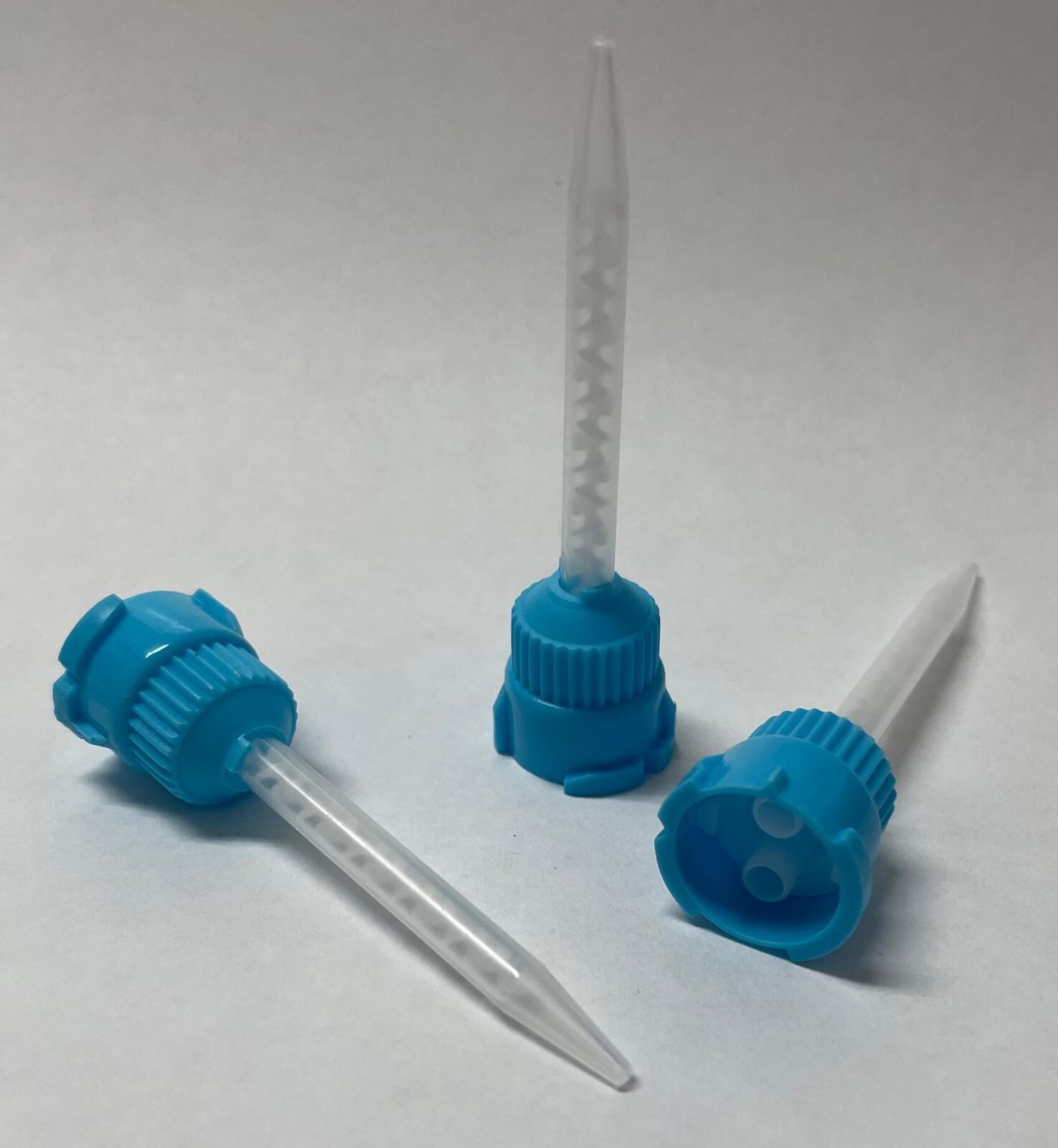 Mixing Tips – 1:1 – Blue – 4.2 mm – 25 per Bag