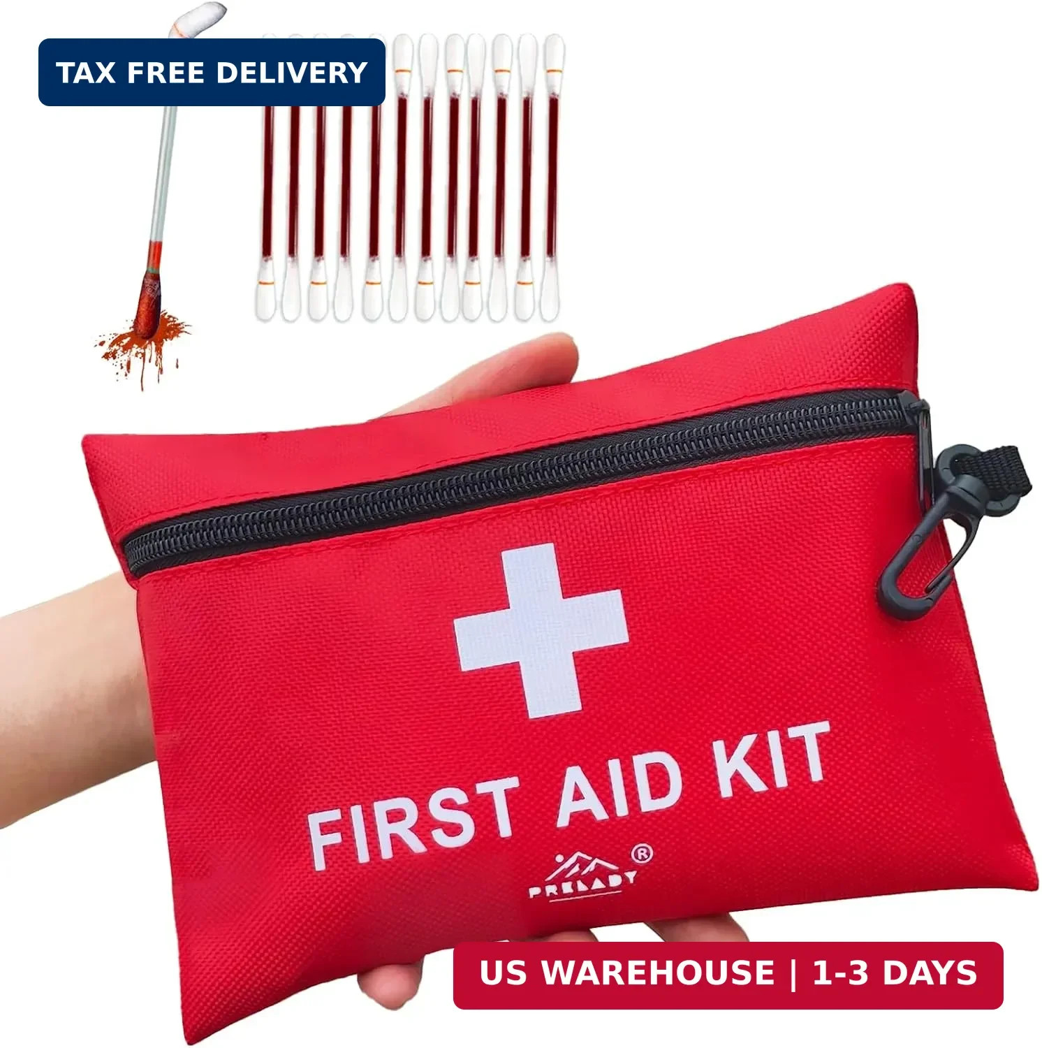 152 Piece Small First Aid Kit, Travel Size First Aid Kit TSA Approved, Mini Fors