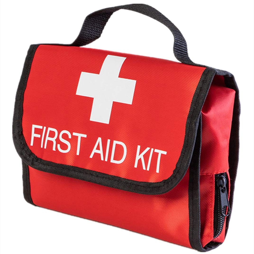 First Aid Bag First Aid Kit Empty Medical Storage Bag Red Trauma Bag for Emer…
