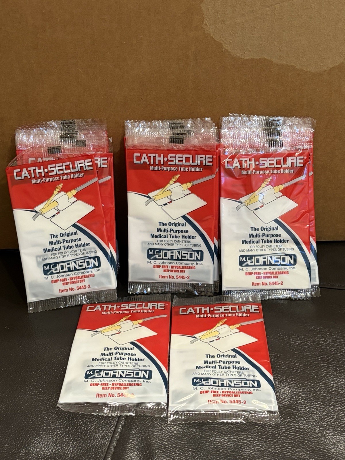 Lot Of 20 MC Johnson Cath Secure Multi Purpose Tube Holder 5445-2 New