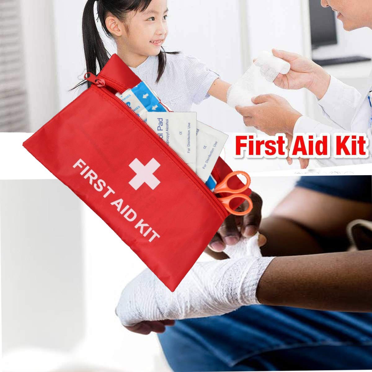 MTGHYARE 5 Pack Small First Aid Kit Bag Empty, First Aid Bag Pouch for Home