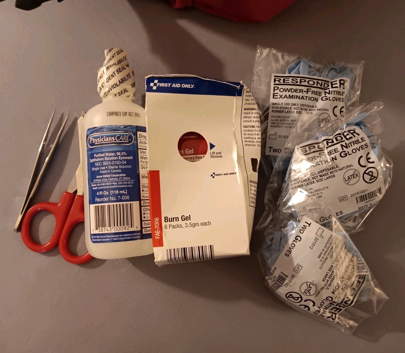 Fully Stocked First Responder Bag First Aid Kit