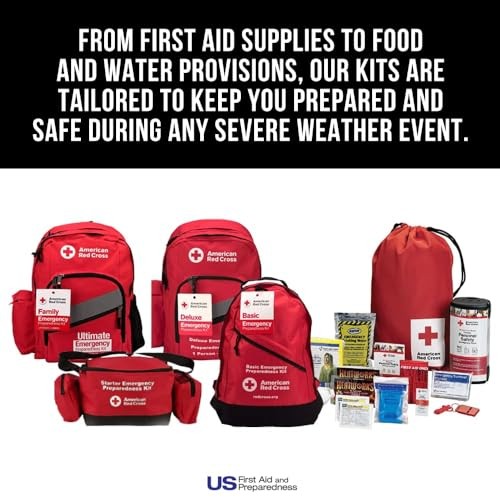 American Red Cross Deluxe Personal First Aid Kit 66 Piece Emergency Medical Supp