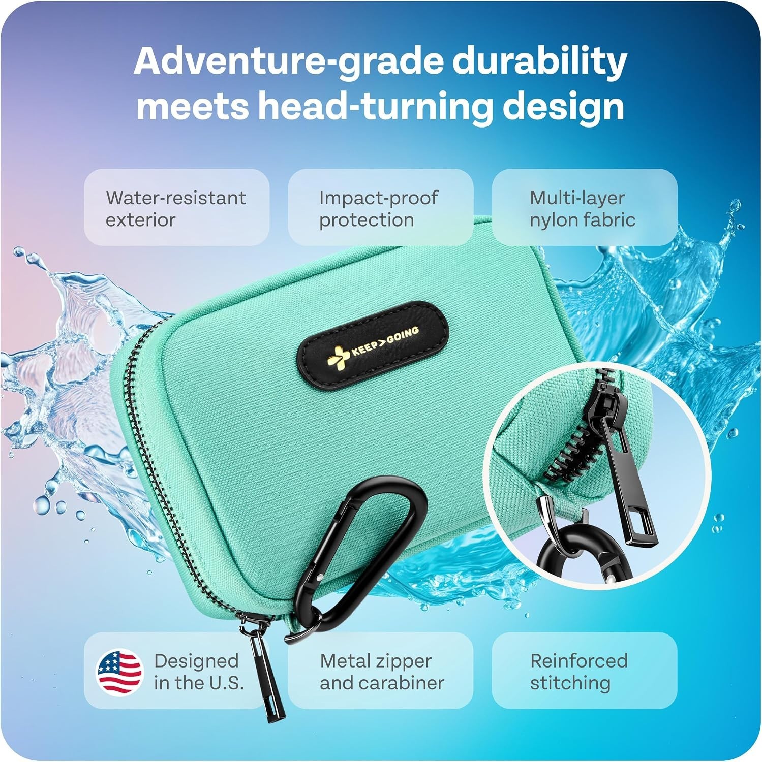 Essential Travel First Aid Kit – KeepGoing's TSA-Approved, Stylish Green Design