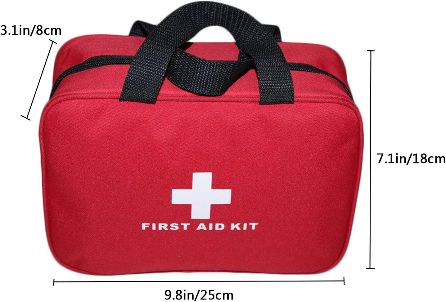 Nylon First Aid Empty Kit,Compact and Lightweight First Aid Bag for Eme