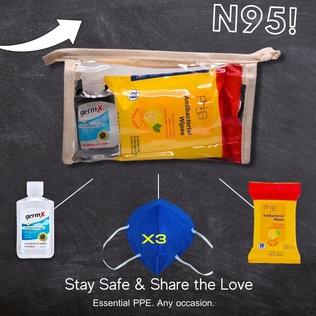 Grab & Go PPE KIT (Portable, Durable & Handy!) 