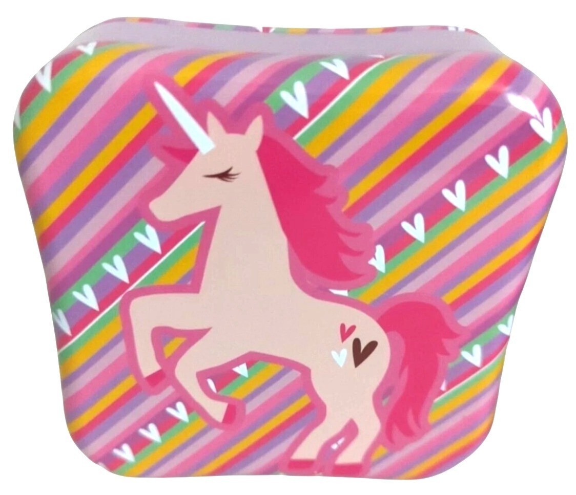 CAREUS Unicorn First Aid Kit 21CT Multicolor Striped Design Compact and Portable