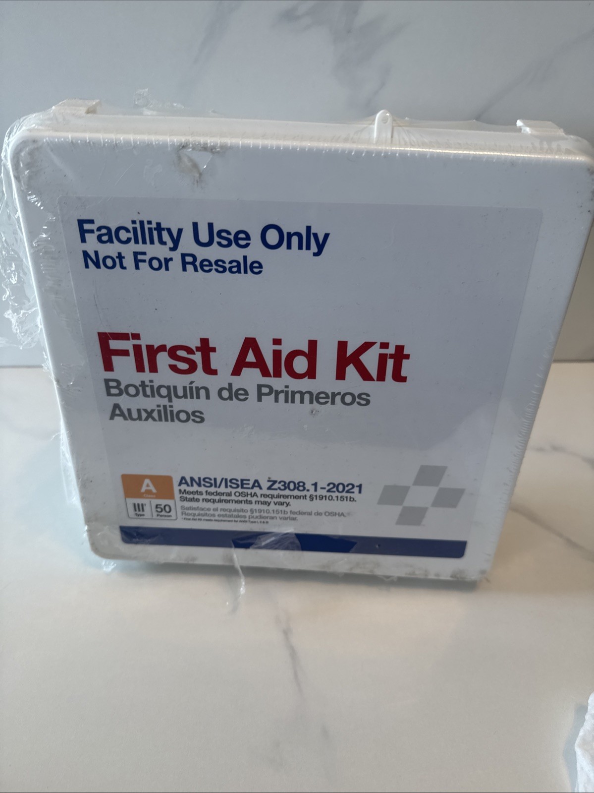 First Aid Kit Facility Use ANSI Class A+ First Aid Kit 50 Person Workplace OSHA