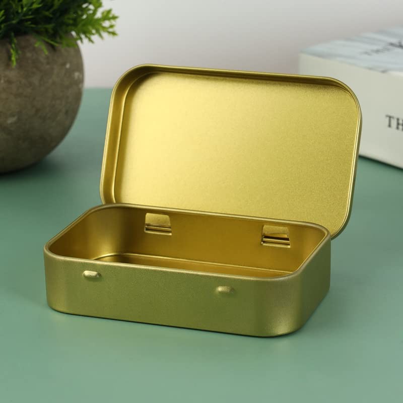 AKOAK 4 Pcs 3.7 x 2.4 x 9.5 x 6 x 2cm / 3.7" x 2.4" x 0.8", Champagne gold