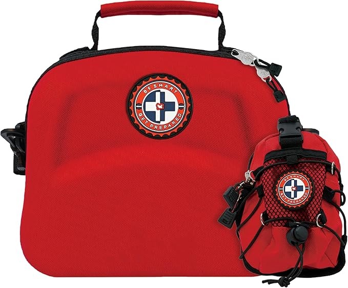 Be Smart Get Prepared 398pc Emergency First Aid Kit + BONUS Mini Kit included…