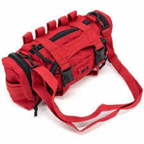 ELITE FIRST AID Rapid Response Bag STOCKED Tactical Medic Trauma Kit Bag RED