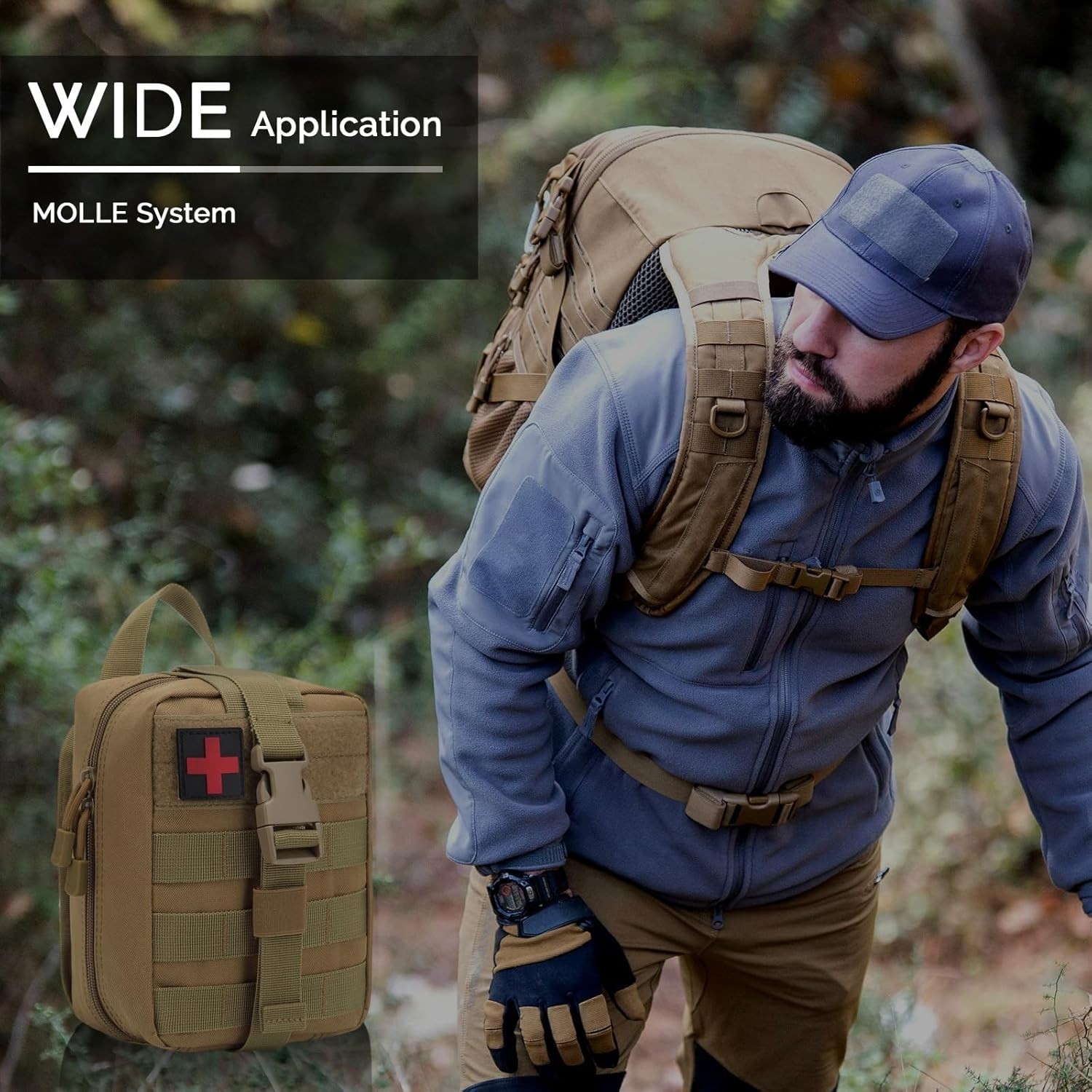 IFAK Trauma First Aid Kit Tactical Molle Emergency Survival Bleed Kit Set