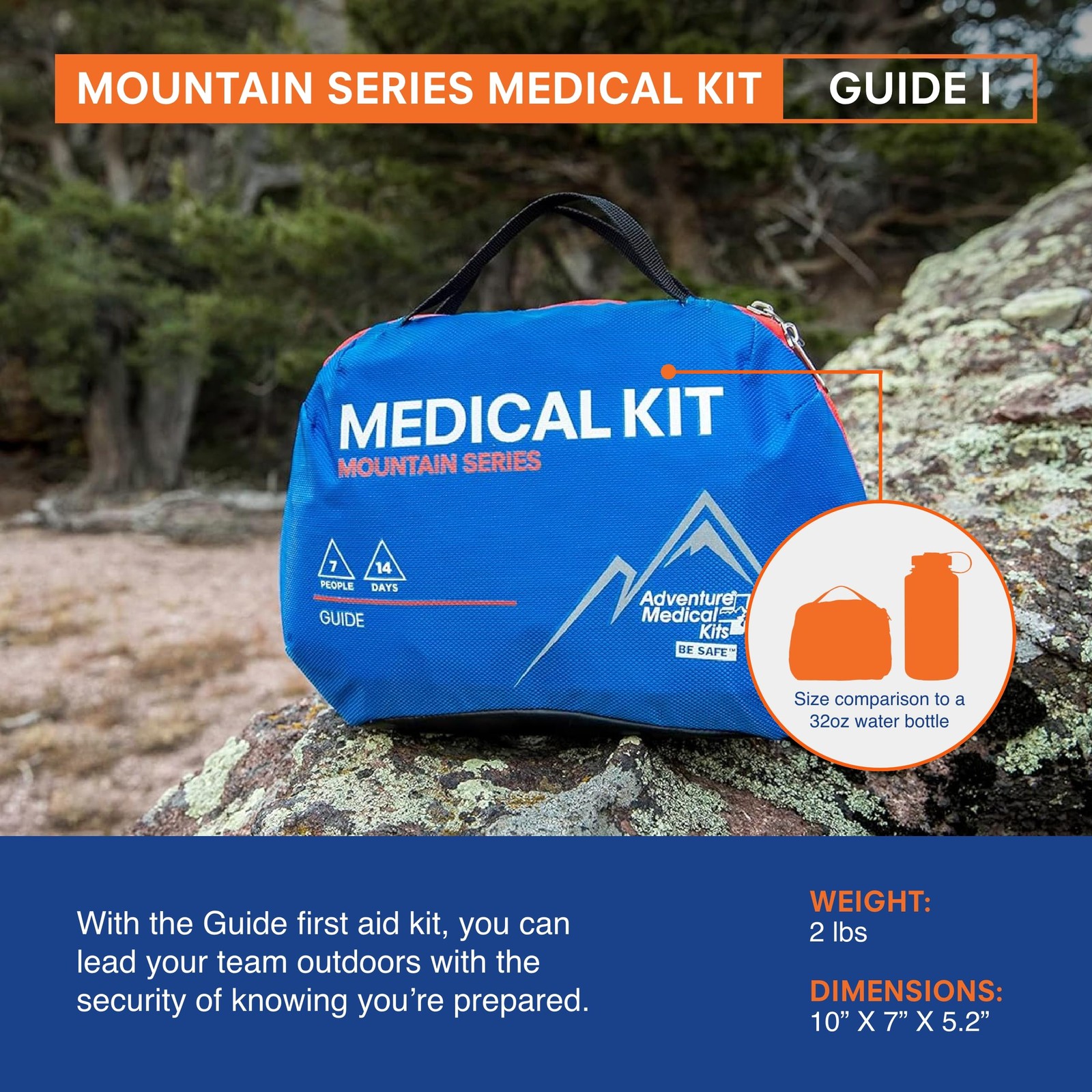 Medical Kit – Emergency First Aid for 7 People for 14 Days – Includes QuikClot