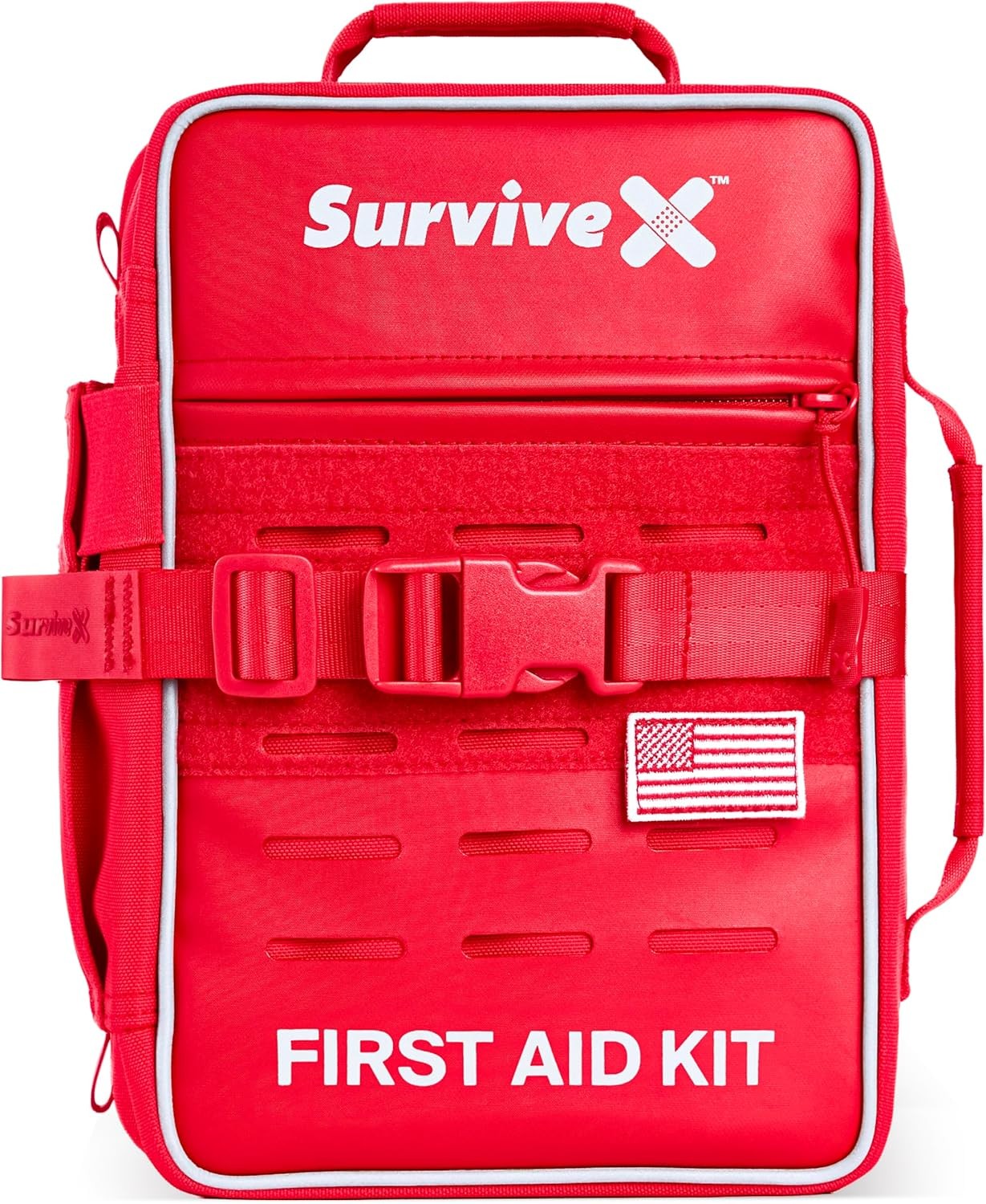 SurviveX Large Pro First Aid Kit Travel Camping Hiking