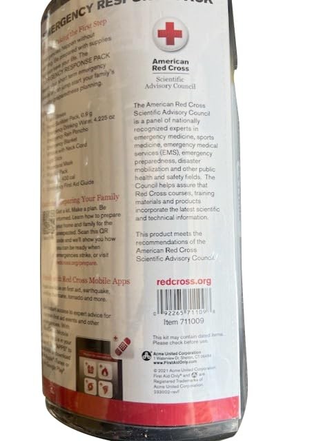 Emergency Response Pack – 26 Essentials First Aid Kit for Home Car Travel
