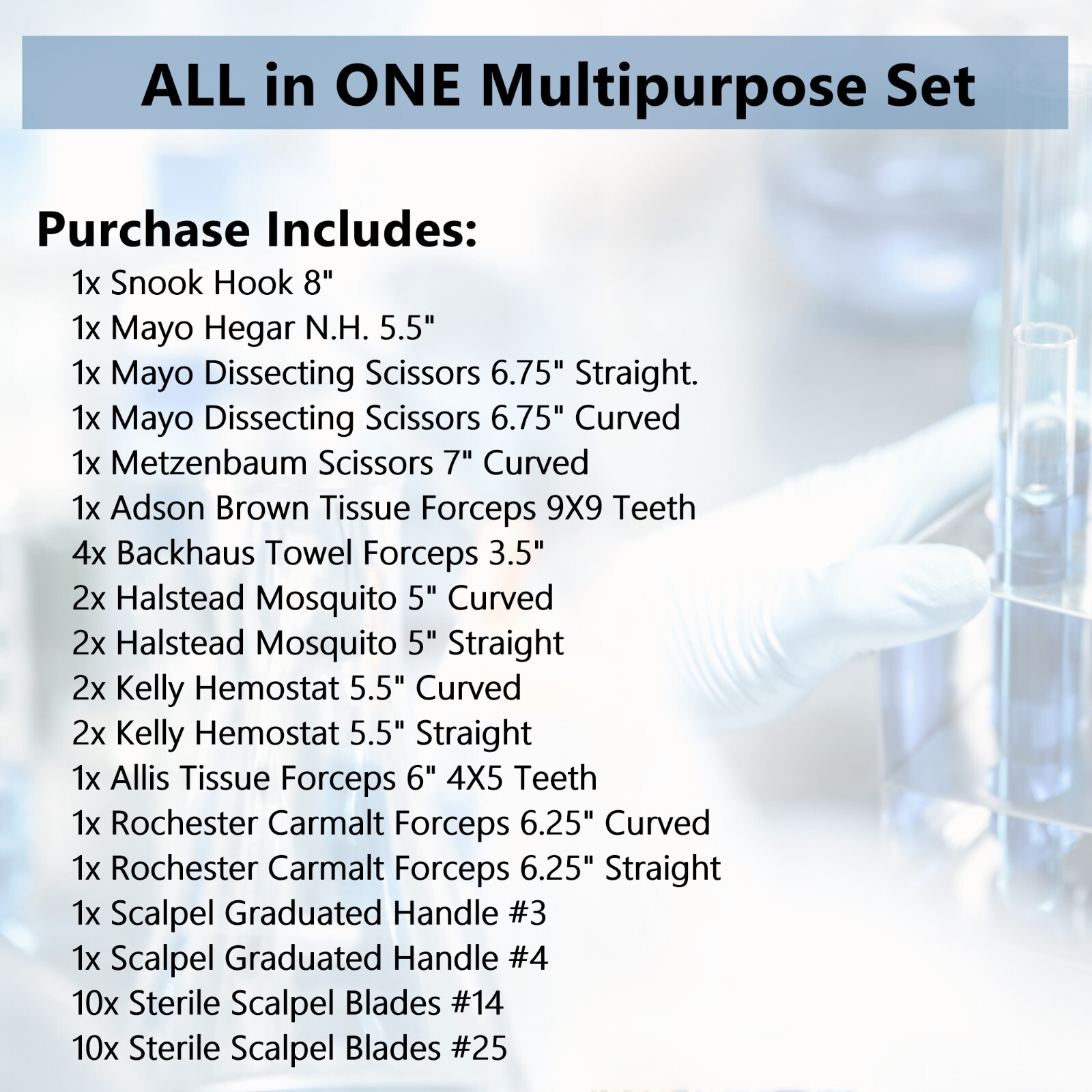NEW Minor Surgery Suture First Aid Kit, Medical VET Trauma Survival Pack – 43 Pc