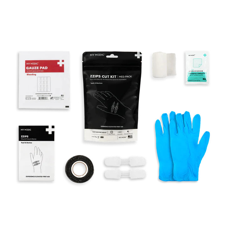 My Medic ZZips Cut Kit Wound Closure Strips Emergency Essential First Aid Kit