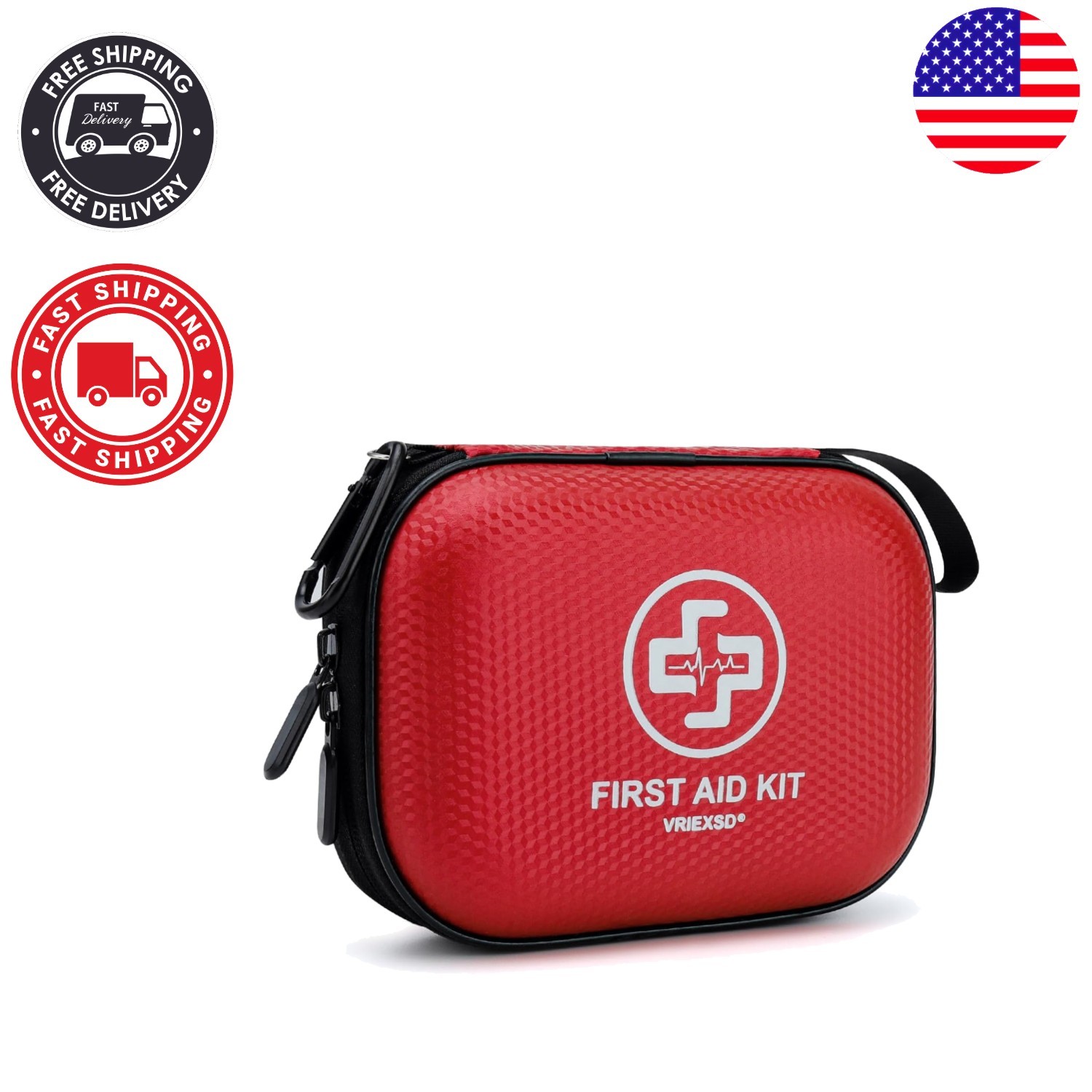 Compact 150-Piece Waterproof First Aid Kit – Essential for Travel & Emergencies