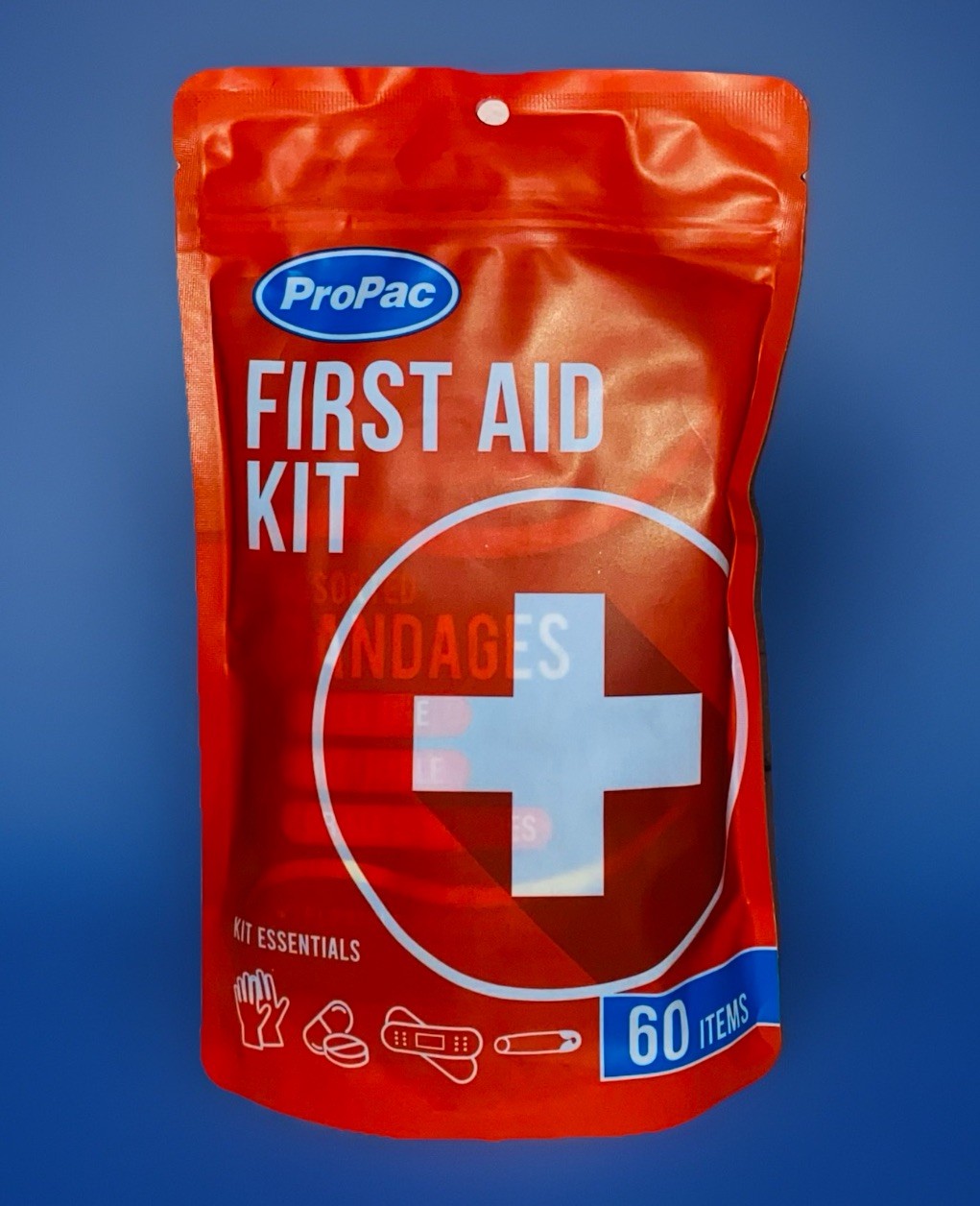 ProPac First Aid Kit Essentials 60 Items See Pics For List Of Contents In Pouch