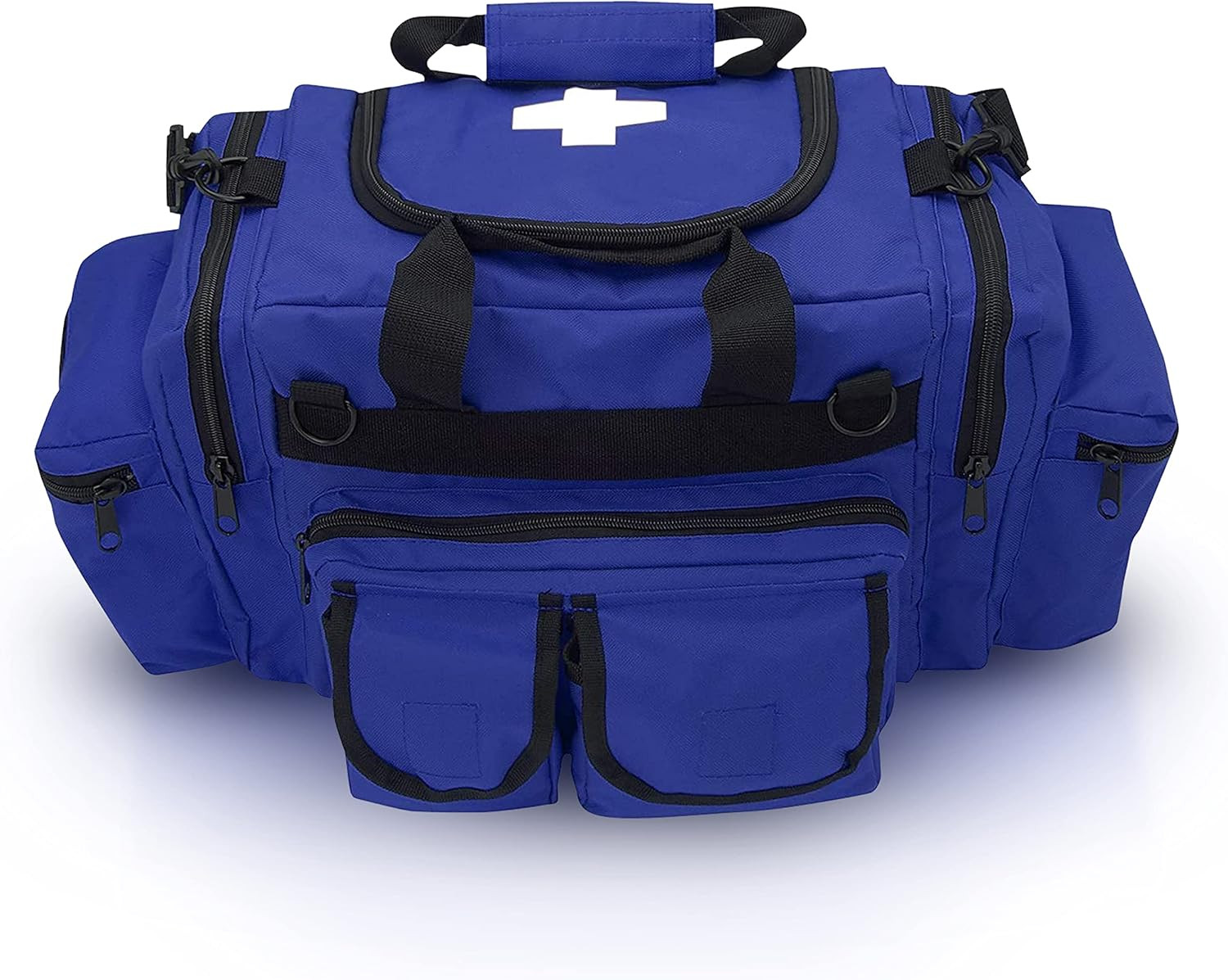 EMS Emergency Trauma Bag Deluxe First Aid Medical Supply Storage Bag Blue Large