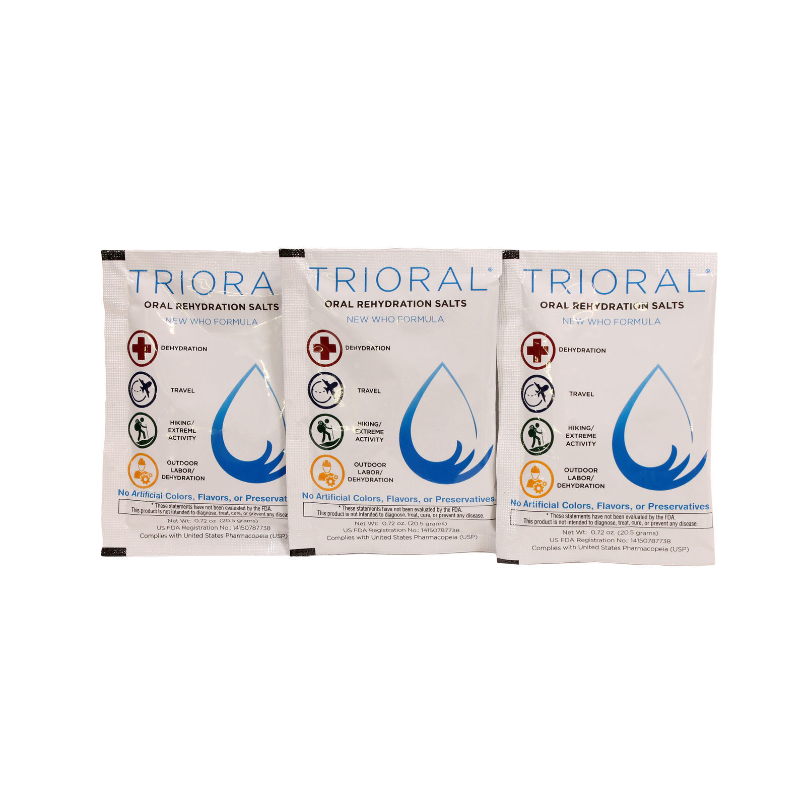 Adventure Medical Kits First Aid Oral Rehydration Salts 3 Per Pack #0155-0650
