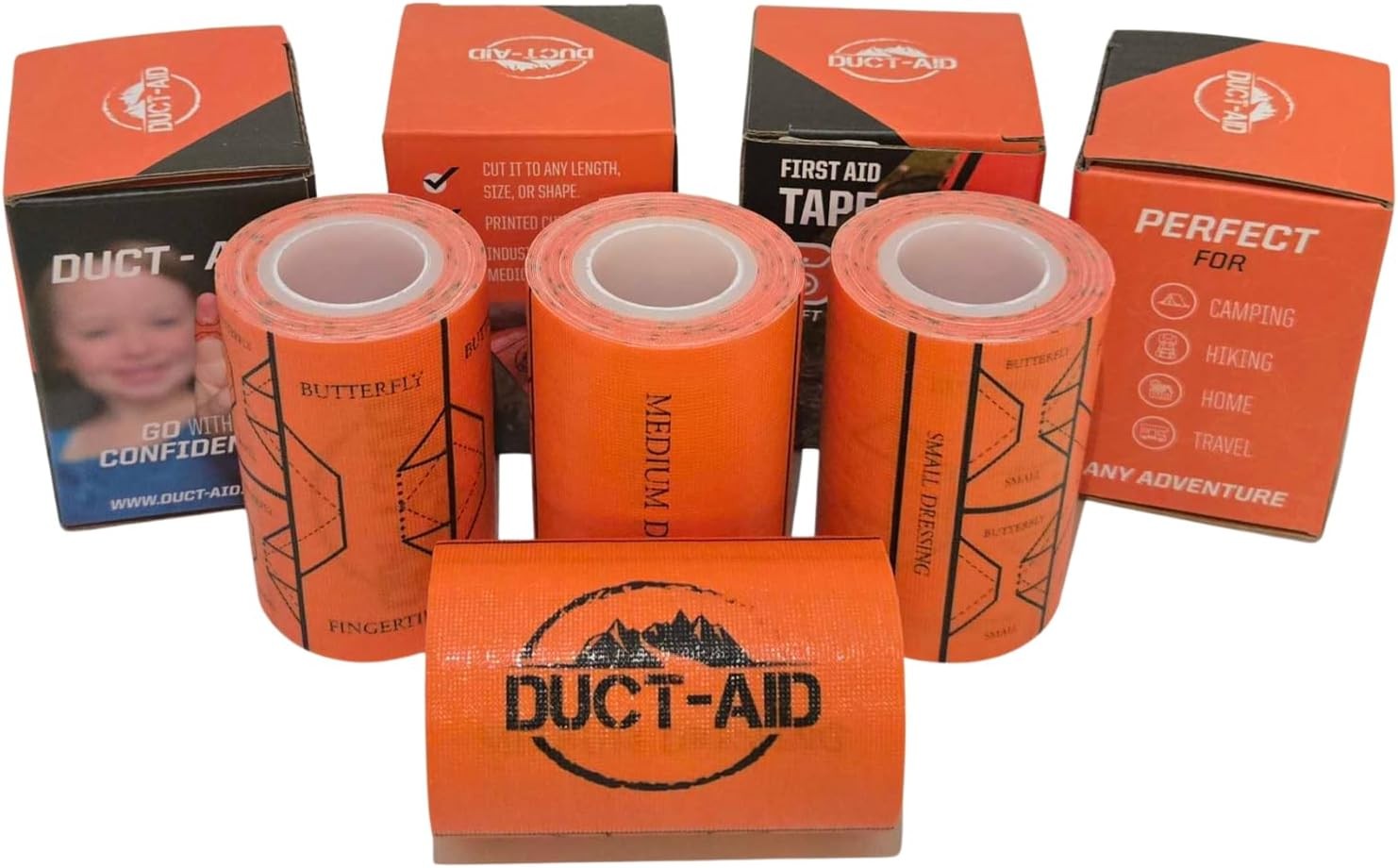 Compact First Aid Kit, Medical Grade Adhesive, Emergency Response Kit, 10 Fee…