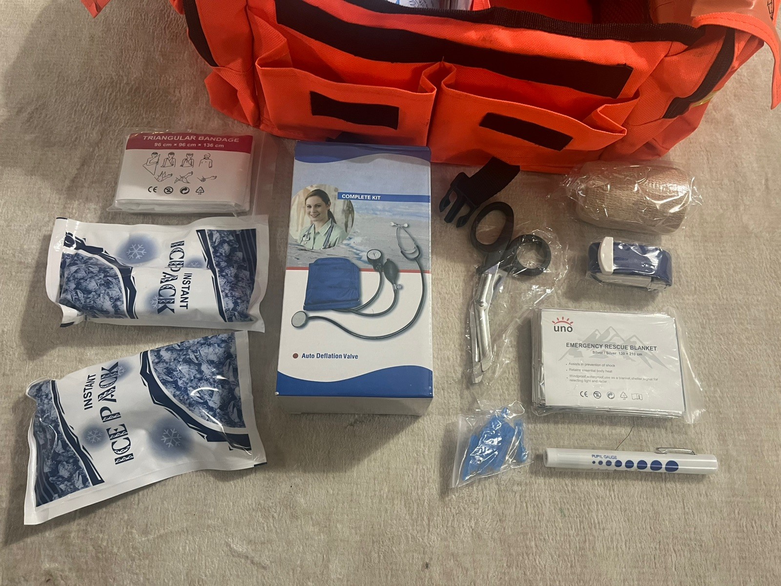 EMT 1st Emergency Responder First Aid Kit | Medical Trauma Bag New with Defect