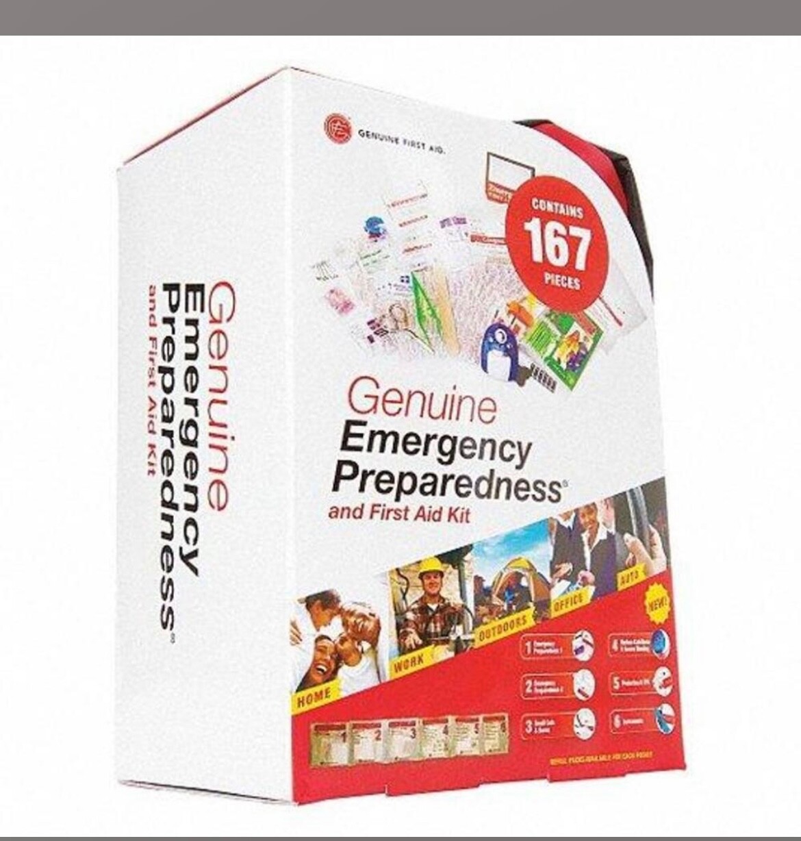 genuine emergency preparedness kit and first aid kit 