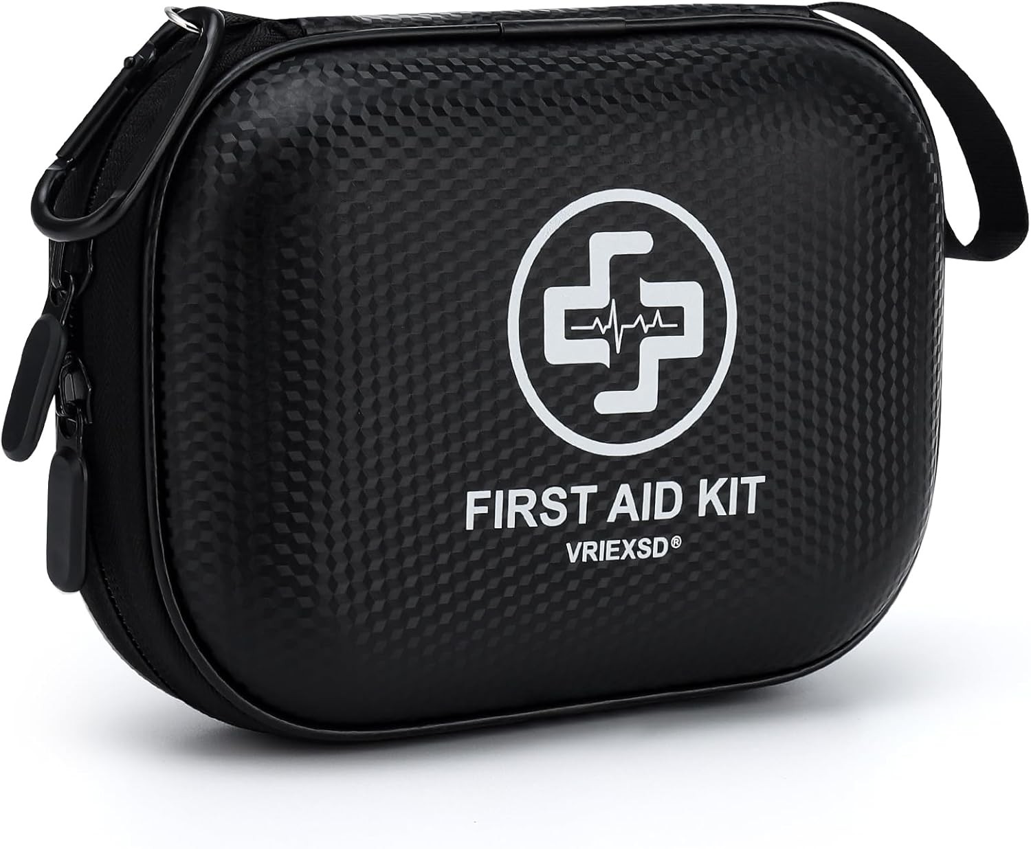 Mini First Aid Kit – 150 Piece Small Waterproof Hard Shell Medical Kit for Home,