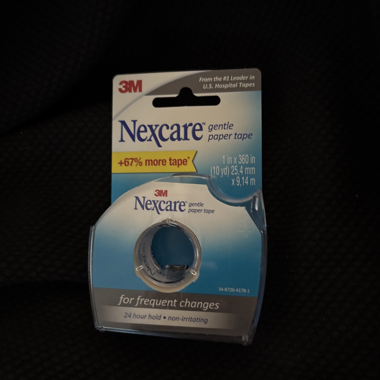 Nexcare Paper Tape Dispenser 1"x10yd