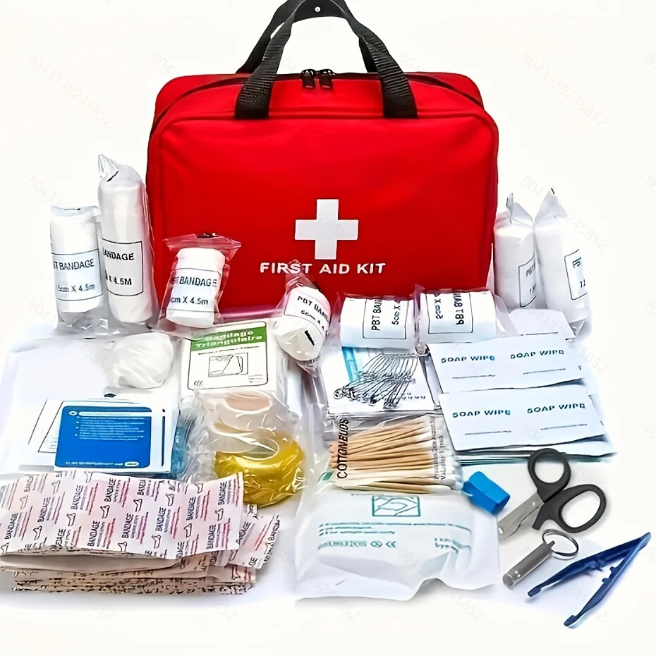 First Aid Kit, Multi-purpose Emergency Medical Portable Medical Bag Outdoor Home