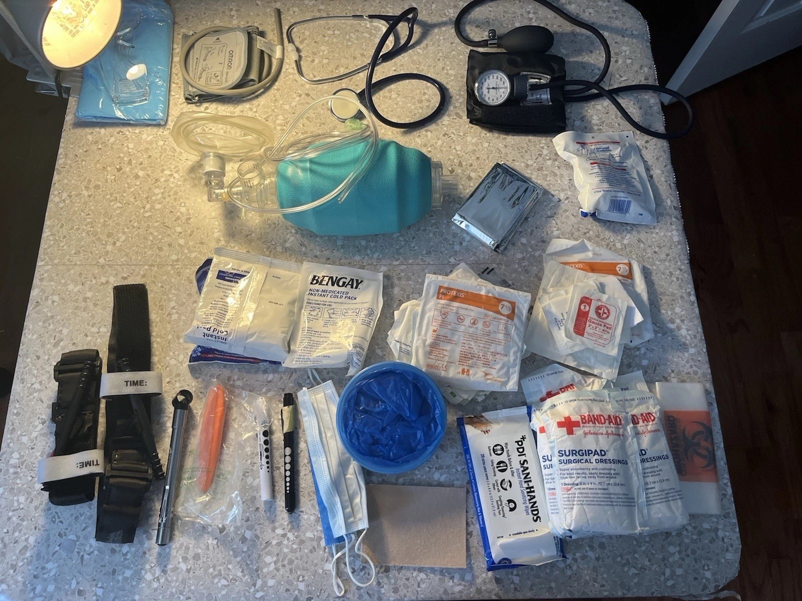 EMT 1st Emergency Responder First Aid Kit | Medical Trauma Bag for Disaster Prep
