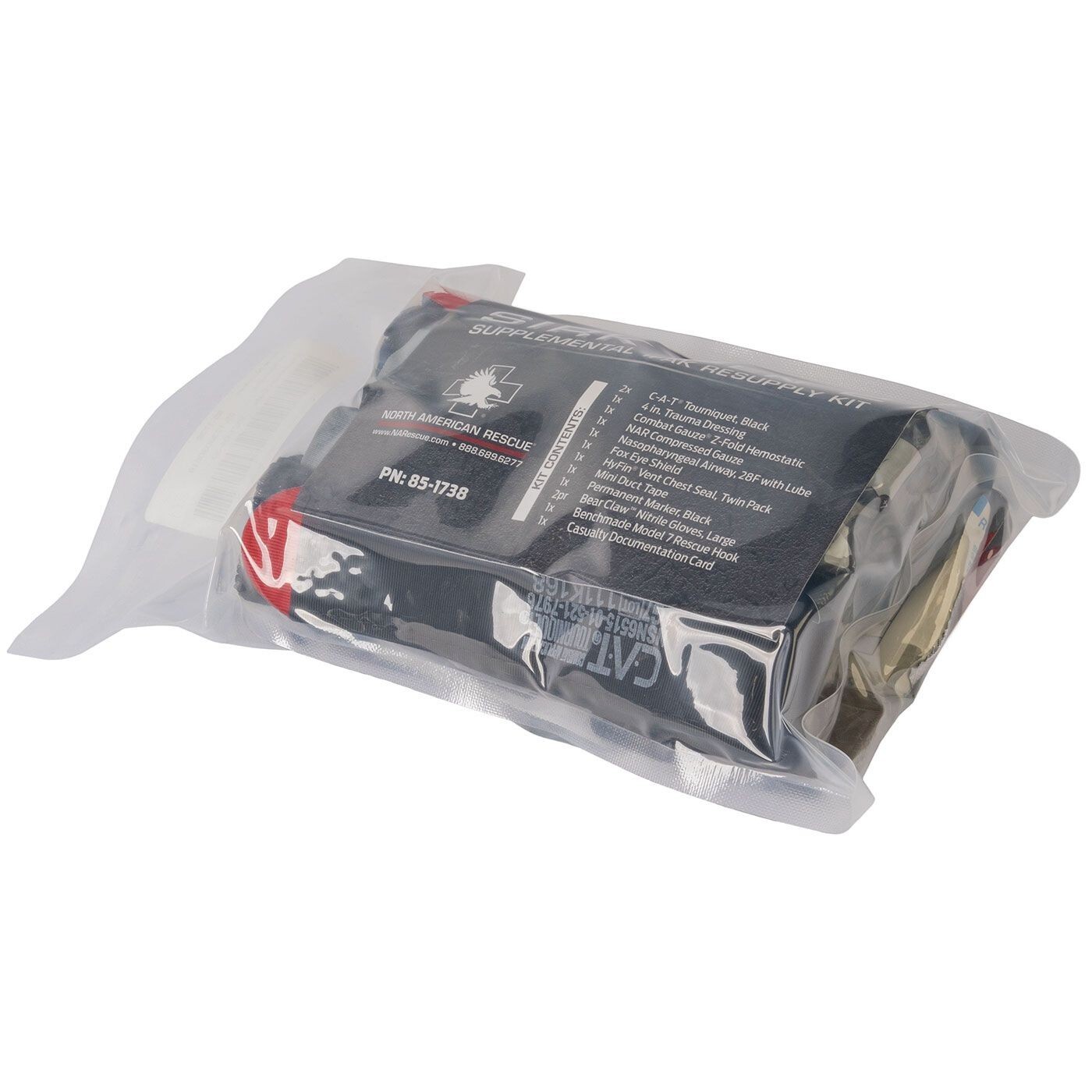 North American Rescue SIRK Gen II IFAK Resupply Kit w/ 2 Gen 7 Cat Tourniquets