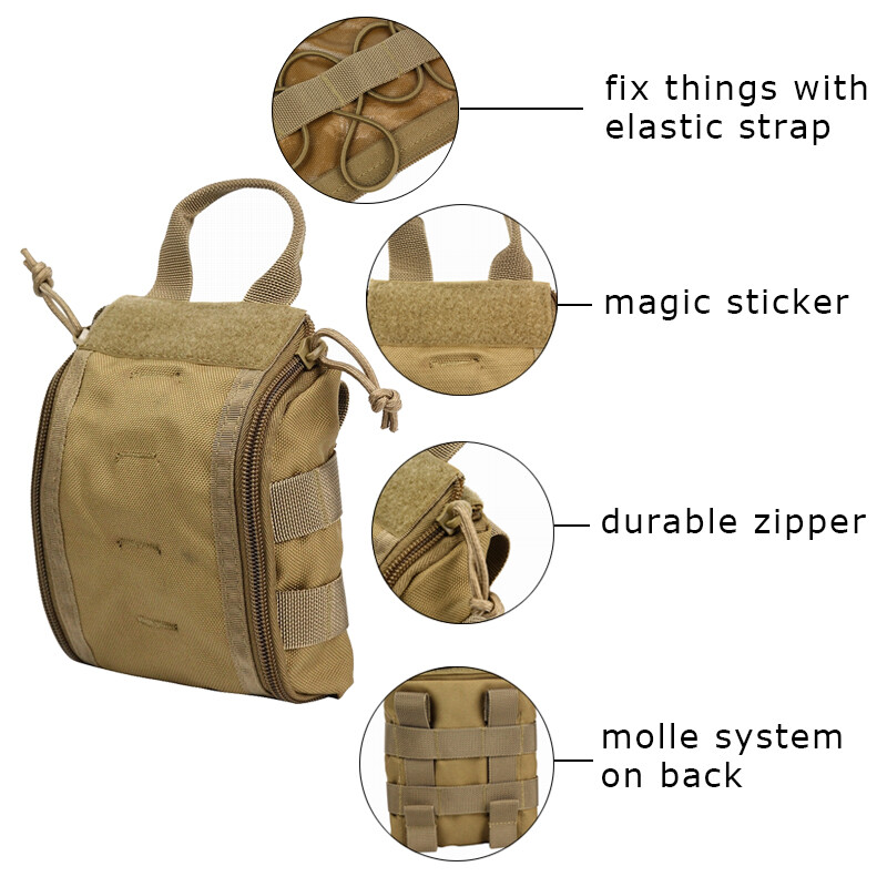 Tactical Military First Aid Medical Emergency Kit Molle EMT Pouch Survival Kit