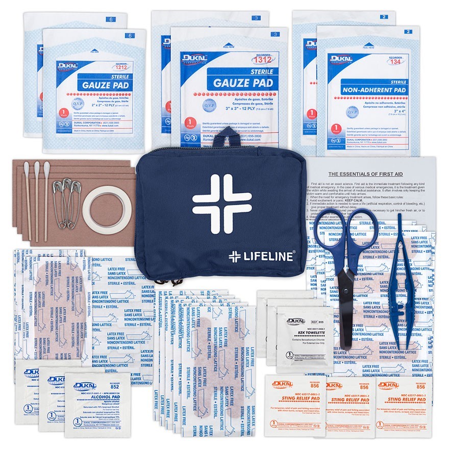 Lifeline 4110 Survival First Aid Kit 2 Pack Emergency Water Bottle Gear