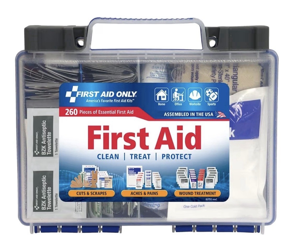 First Aid Only 91248 OSHA-First Aid Kit, All-Purpose Use Everywhere 260 Pieces