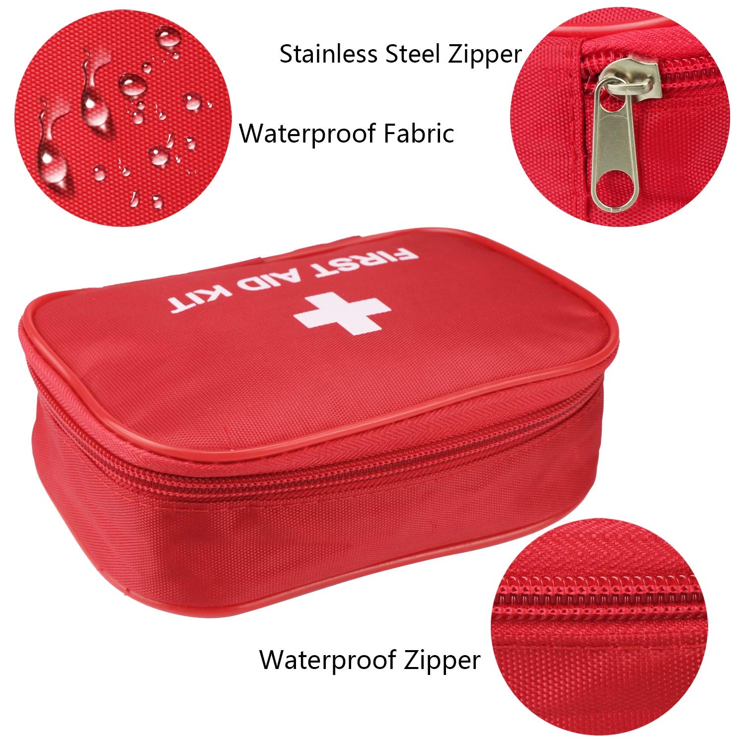 6 Pack Empty First Aid Kit Bag, Lightweight Empty First Aid Bag for Emergency…