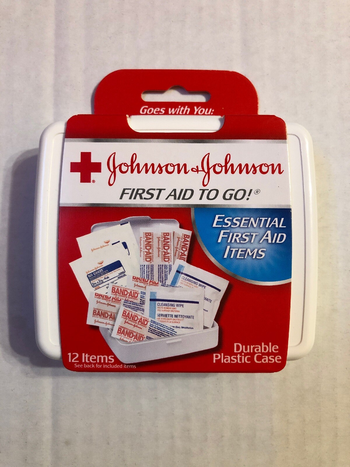 12 Piece Kit First Aid Kit To Go Emergency Set Johnson and Johnson band-aid new