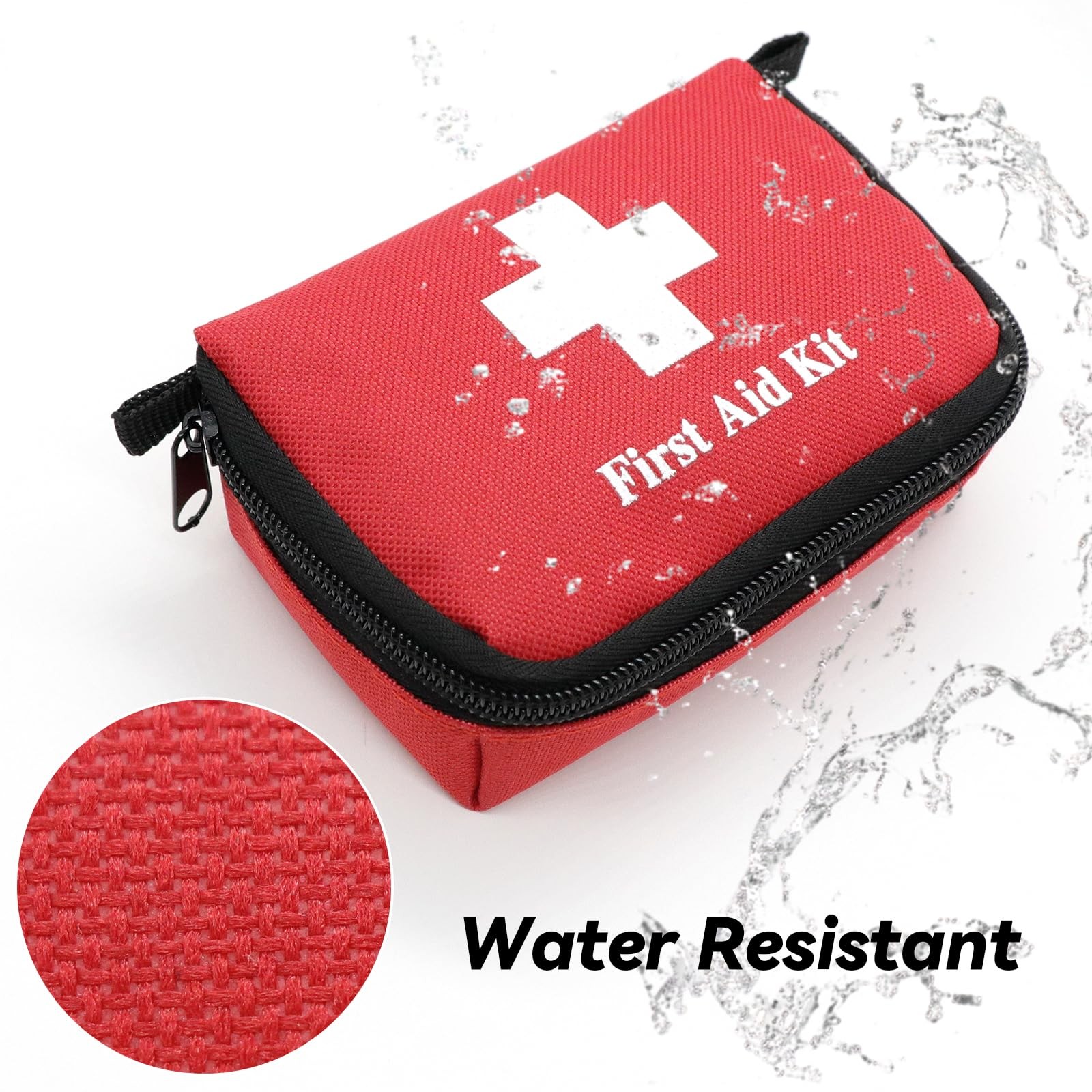 6Pcs Mini Empty First Aid Bag, 5.5×3.5×1.5 inches Small First Aid Kit, Emerge…