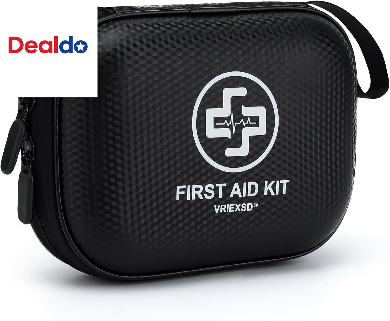 Mini First Aid Kit – 150 Piece Small Waterproof Hard Shell Medical Kit for Home,