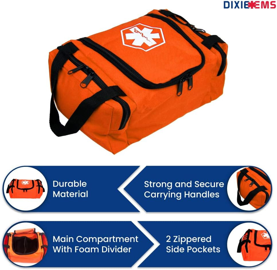 Dixie EMS Dixigear Empty First Responder II Mini Bag – Orange