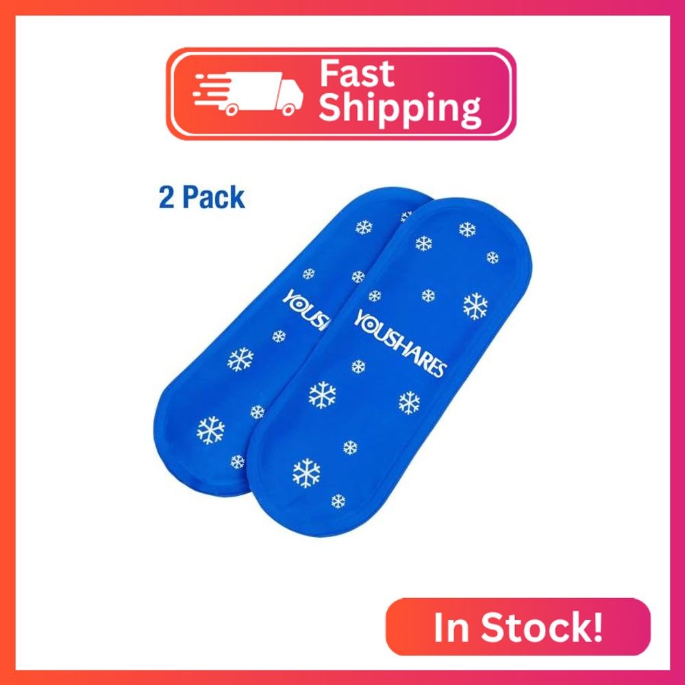 YOUSHARES TSA Approved Ice Packs – Reusable Gel Ice Packs for Insulin Cooler Tra
