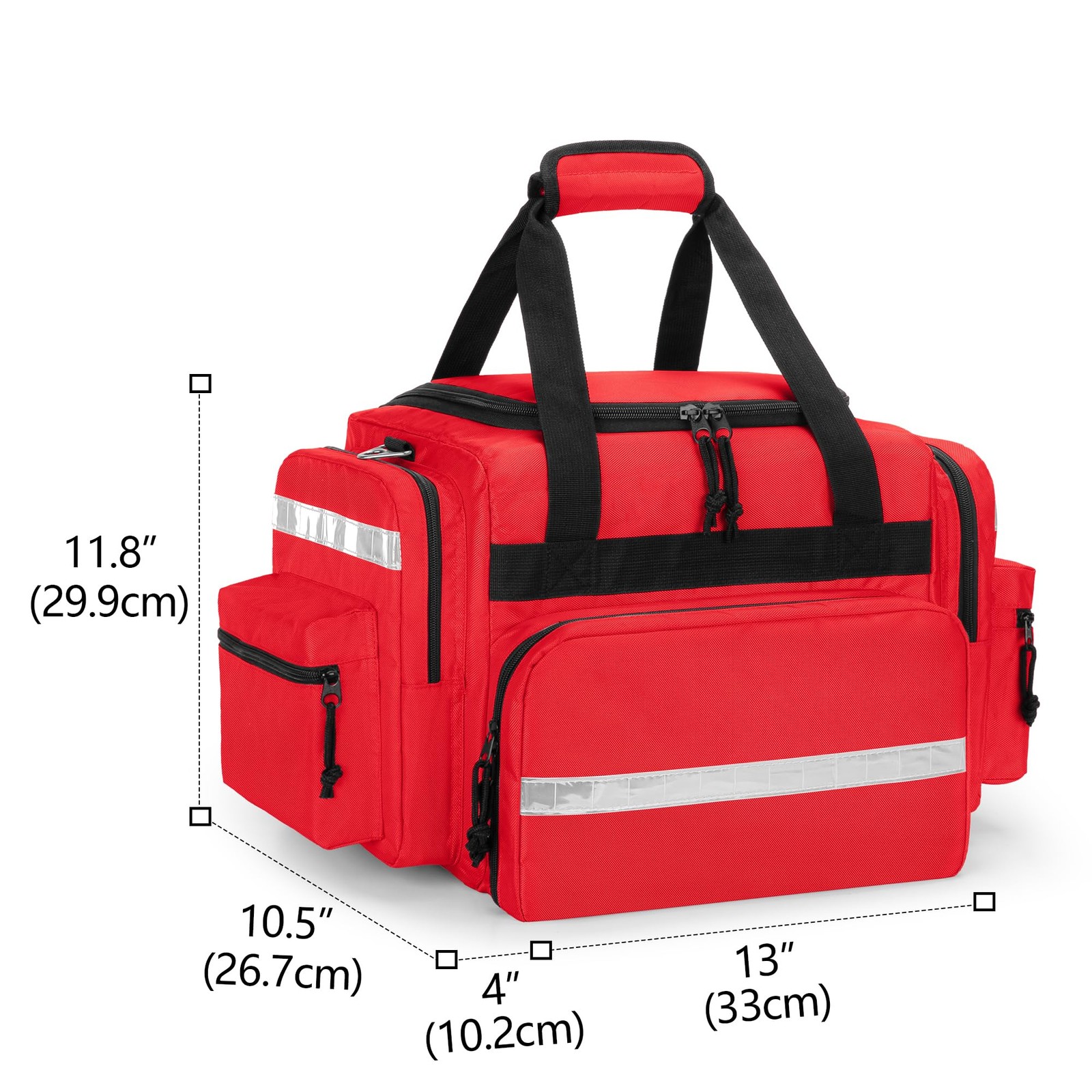 Damero Professional Medical Bag Empty First Responder Trauma with Detachable